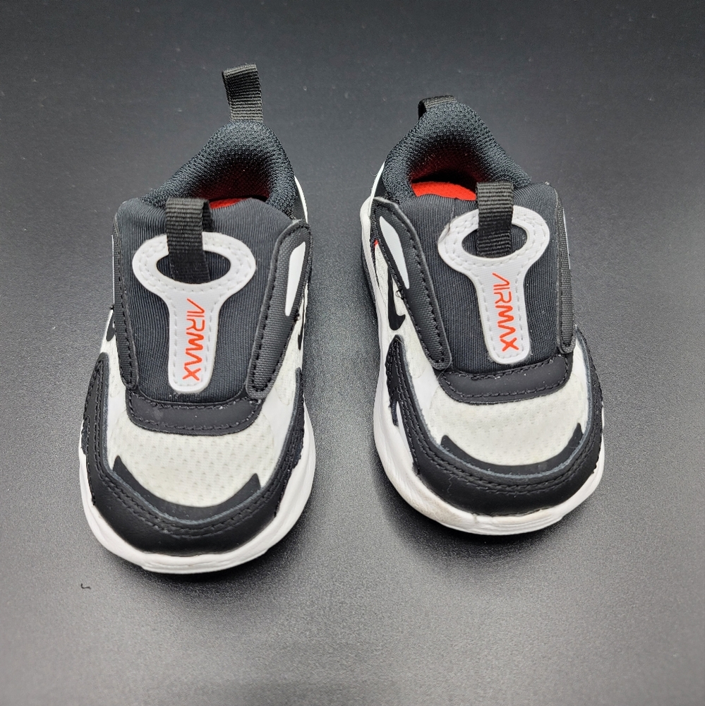 Nike Black White and Red Air Max Infant Sneaker